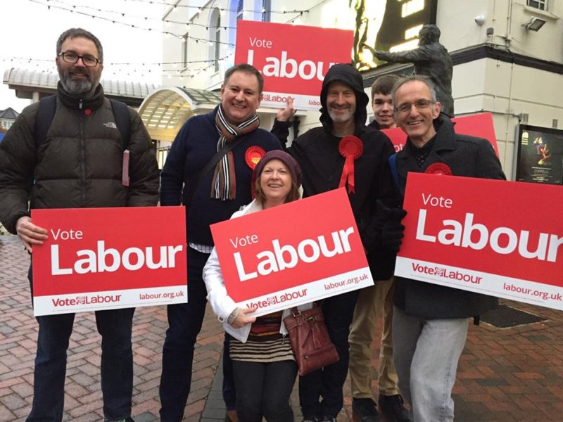 Our members out campaigning in Dorking